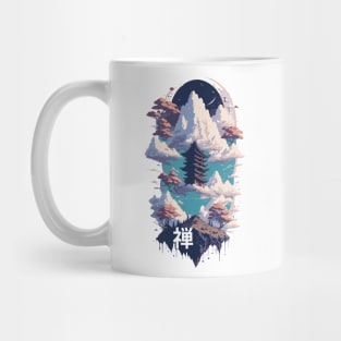 Harmonious Zen: Japanese-Inspired Artwork Mug